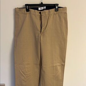 Men's Izod Saltwater Tan Pants Classic Sz 36x34